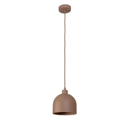 Duolla - Pendel på kabel IRONLINE 1xE27/15W/230V Ø 17 cm beige