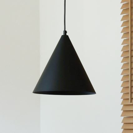Duolla - Pendel på kabel IRONLINE 1xG9/3W/230V Ø 25 cm, sort