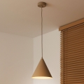 Duolla - Pendel på ledning IRONLINE 1xG9/3W/230V Ø 25 cm beige