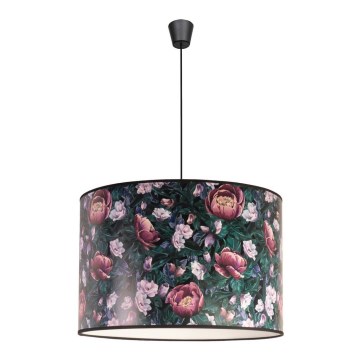 Duolla - Pendel PRINT L 1xE27/40W/230V diameter 45 cm blomster