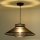 Duolla - Pendel RIO SHINY 1xE27/15W/230V diameter 45 cm sort/kobber