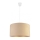 Duolla - Pendel ROLLER 1xE27/40W/230V diameter 40 cm beige