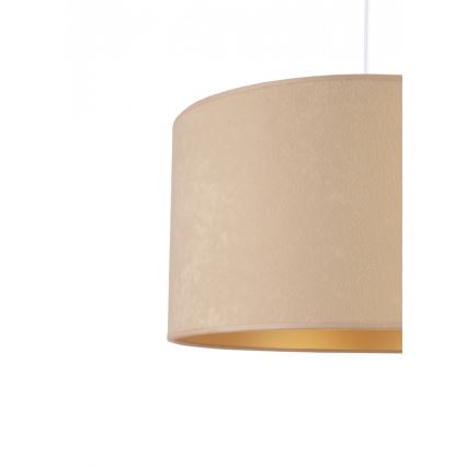 Duolla - Pendel ROLLER 1xE27/40W/230V diameter 40 cm beige