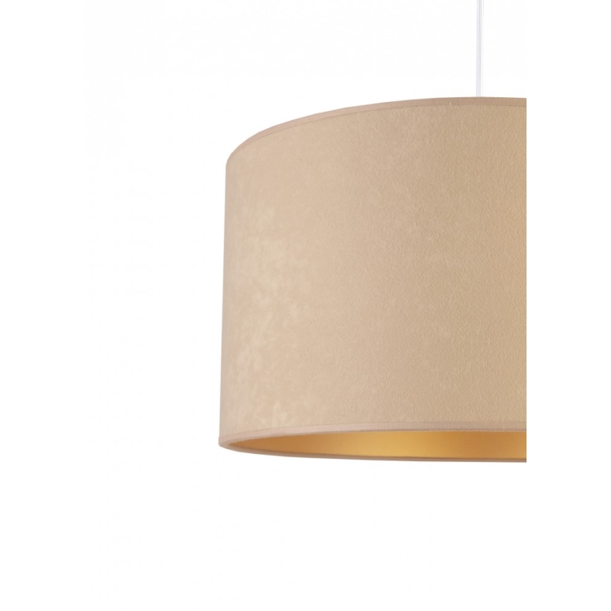 Duolla - Pendel ROLLER 1xE27/40W/230V diameter 40 cm beige
