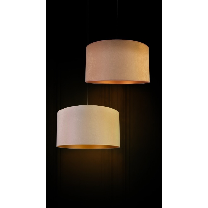 Duolla - Pendel ROLLER 1xE27/40W/230V diameter 40 cm beige