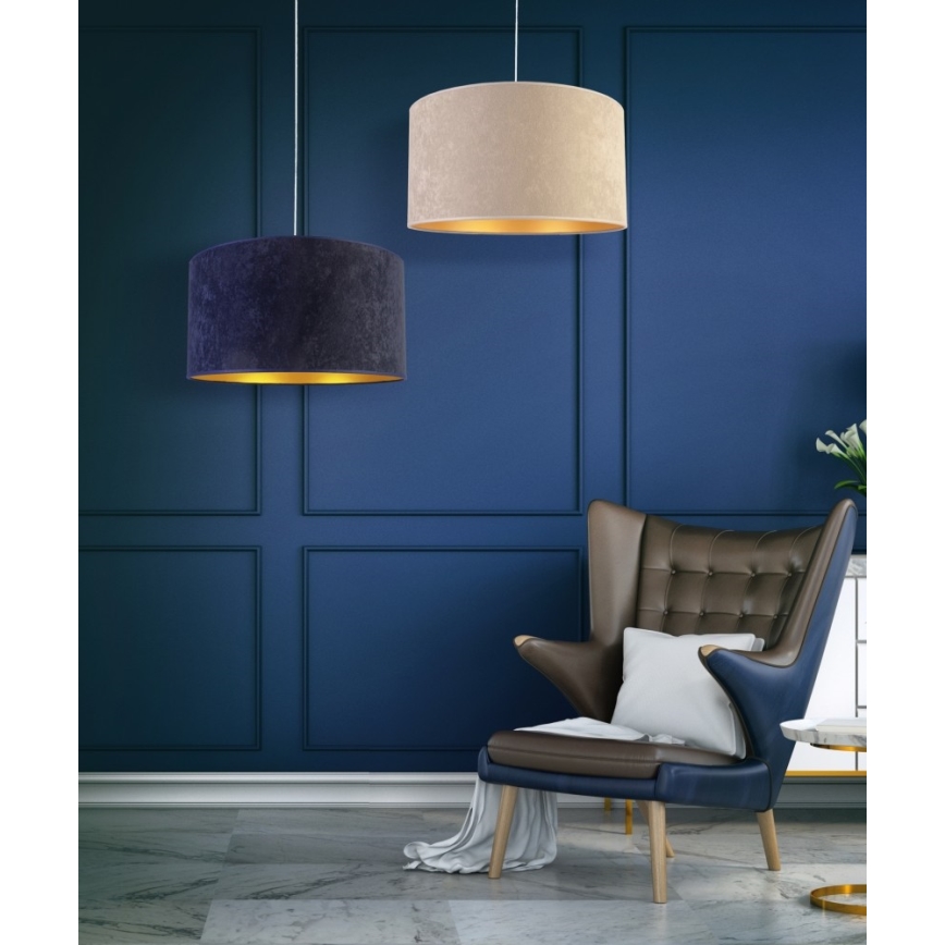 Duolla - Pendel ROLLER 1xE27/40W/230V diameter 40 cm blå