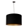 Duolla - Pendel ROLLER 1xE27/40W/230V diameter 45 cm sort