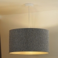 Duolla - Pendel ROLLER ECO RECYCLING 1xE27/15W/230V diameter 45 cm grå