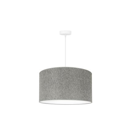 Duolla - Pendel ROLLER ECO RECYCLING 1xE27/15W/230V diameter 45 cm grå