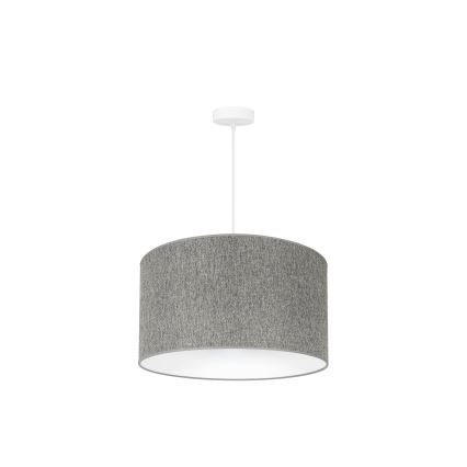 Duolla - Pendel ROLLER ECO RECYCLING 1xE27/15W/230V diameter 45 cm grå