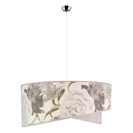 Duolla - Pendel ROYAL 1xE27/40W/230V diameter 50 cm grå