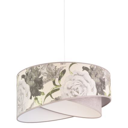 Duolla - Pendel ROYAL 1xE27/40W/230V diameter 50 cm grå