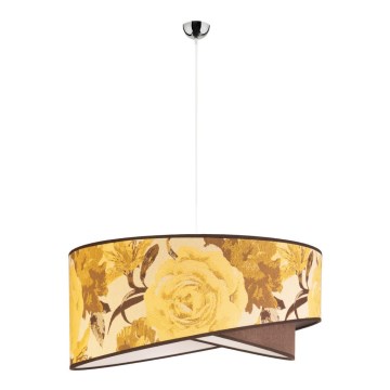 Duolla - Pendel ROYAL 1xE27/40W/230V diameter 50 cm gul