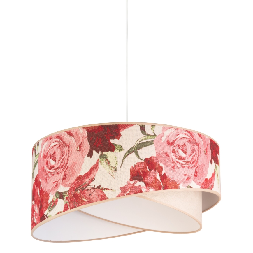 Duolla - Pendel ROYAL 1xE27/40W/230V diameter 50 cm lyserød