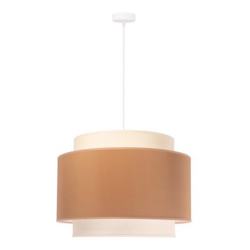 Duolla - Pendel SOHO 1xE27/40W/230V diameter 40 cm beige/cremefarvet