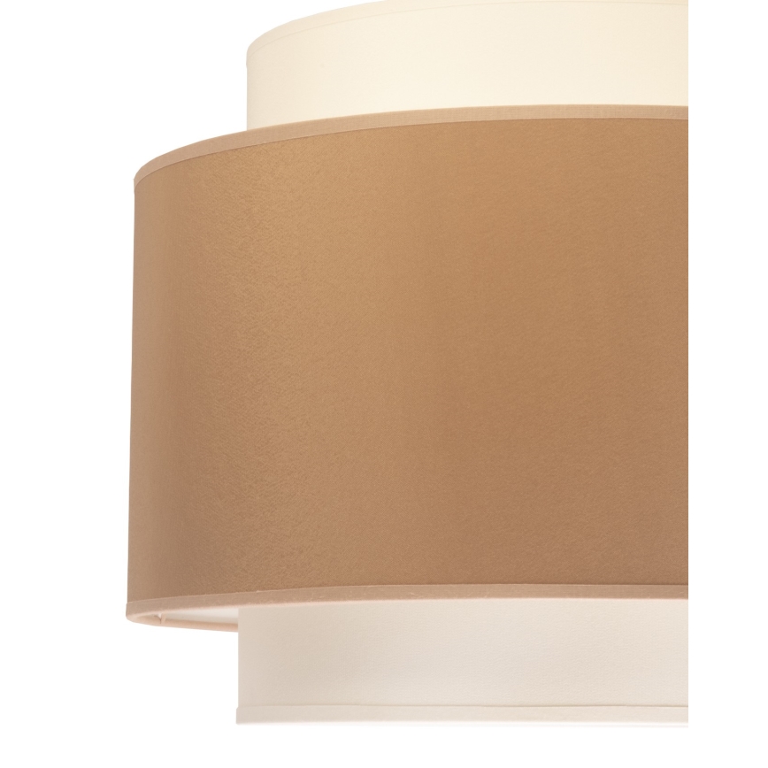 Duolla - Pendel SOHO 1xE27/40W/230V diameter 40 cm beige/cremefarvet