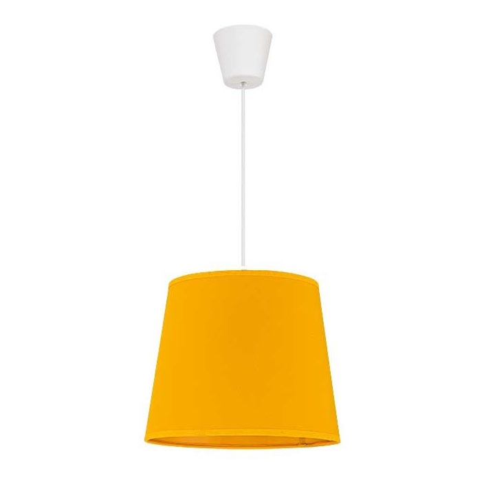 Duolla - Pendel SOLO 1xE27/40W/230V diameter 24 cm gul