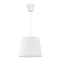 Duolla - Pendel SOLO 1xE27/40W/230V diameter 24 cm hvid