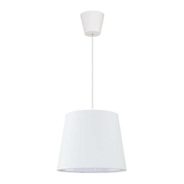Duolla - Pendel SOLO 1xE27/40W/230V diameter 24 cm hvid