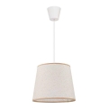 Duolla - Pendel SOLO 1xE27/40W/230V diameter 24 cm lys beige