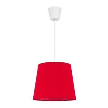 Duolla - Pendel SOLO 1xE27/40W/230V diameter 24 cm rød