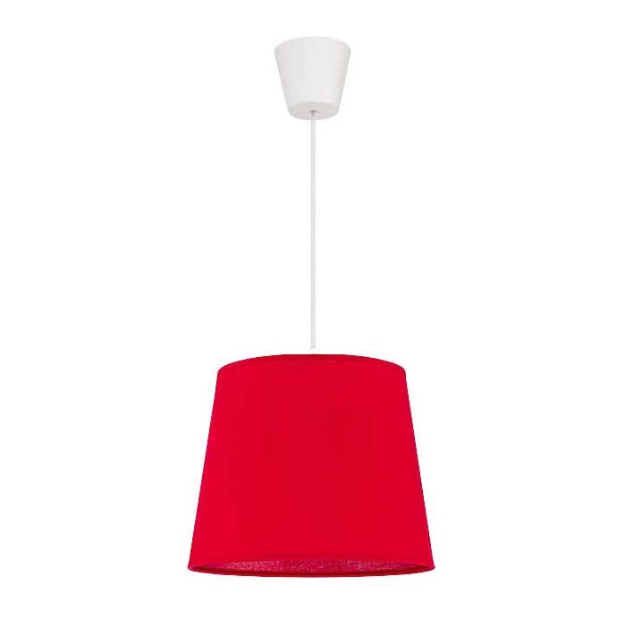 Duolla - Pendel SOLO 1xE27/40W/230V diameter 24 cm rød