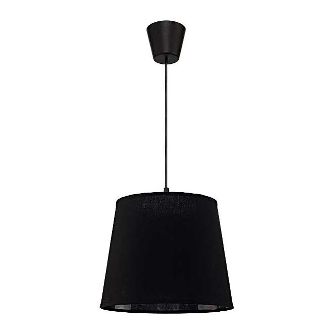Duolla - Pendel SOLO 1xE27/40W/230V diameter 24 cm sort