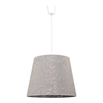 Duolla - Pendel SOPRANO 1xE27/40W/230V diameter 38 cm sølvfarvet