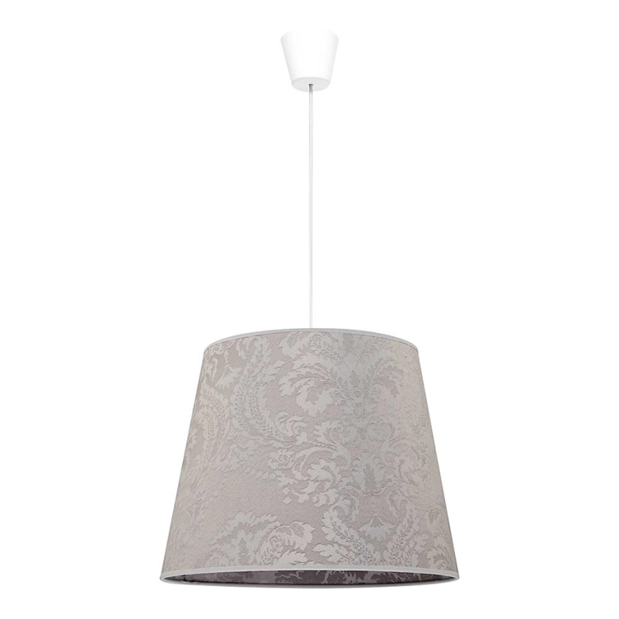 Duolla - Pendel SOPRANO 1xE27/40W/230V diameter 38 cm sølvfarvet
