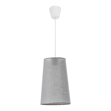 Duolla - Pendel SOUL 1xE27/40W/230V diameter 19,4 cm lysegrå