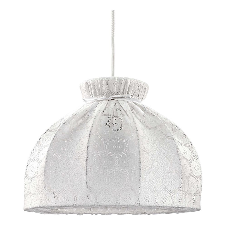 Duolla - Pendel SYMPHONY 1xE27/40W/230V diameter 38 cm hvid