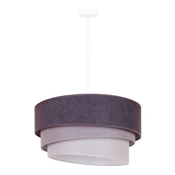 Duolla - Pendel TRIO 1xE27/15W/230V diameter 45 cm antracit/grå/hvid