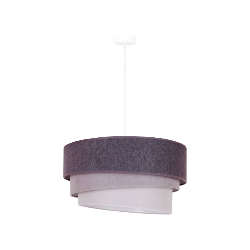 Duolla - Pendel TRIO 1xE27/15W/230V diameter 45 cm antracit/grå/hvid