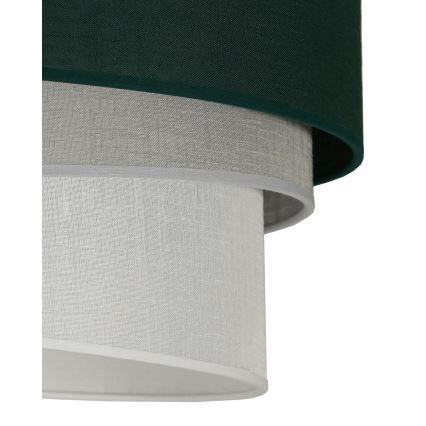 Duolla - Pendel TRIO 1xE27/15W/230V diameter 45 cm grøn/grå/hvid