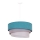 Duolla - Pendel TRIO 1xE27/15W/230V diameter 45 cm turkis/grå/hvid