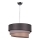 Duolla - Pendel TRIO 1xE27/40W/230V diameter 45 cm antracit/grå/brun
