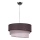 Duolla - Pendel TRIO 1xE27/40W/230V diameter 45 cm antracit/grå/hvid