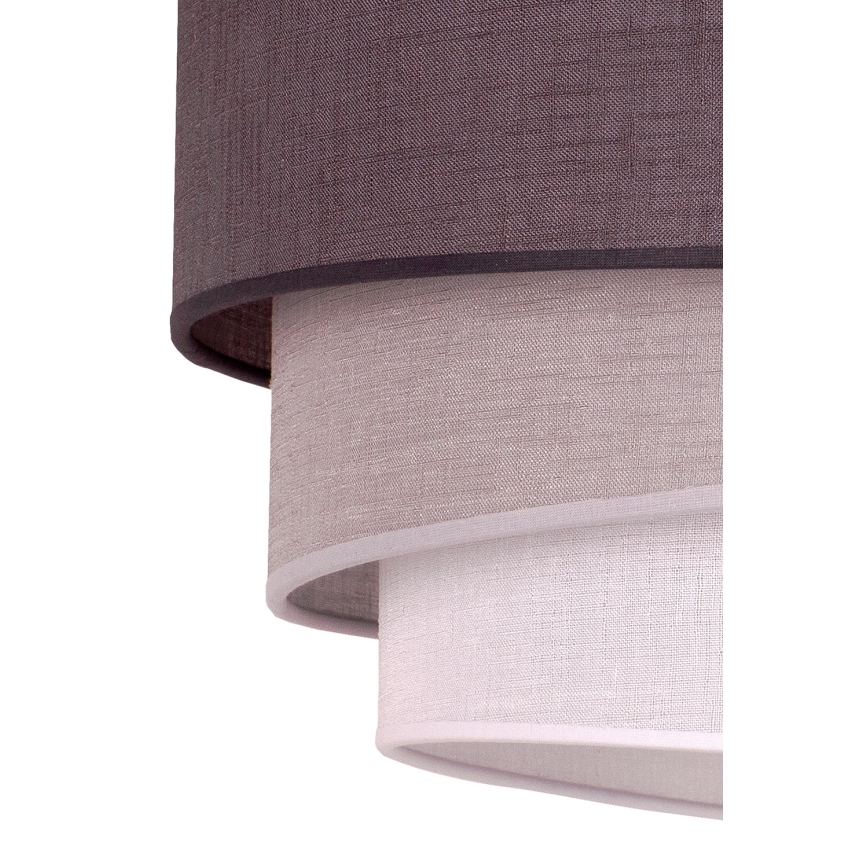 Duolla - Pendel TRIO 1xE27/40W/230V diameter 45 cm antracit/grå/hvid