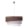 Duolla - Pendel TRIO 1xE27/40W/230V diameter 45 cm brun/beige/hvid
