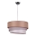 Duolla - Pendel TRIO 1xE27/40W/230V diameter 45 cm brun/grå/sølvfarvet