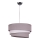 Duolla - Pendel TRIO 1xE27/40W/230V diameter 45 cm grå/hvid