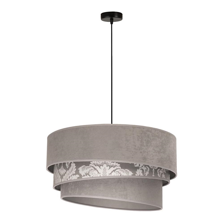 Duolla - Pendel TRIO 1xE27/40W/230V diameter 45 cm grå