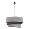 Duolla - Pendel TRIO 1xE27/40W/230V diameter 45 cm grå/sort