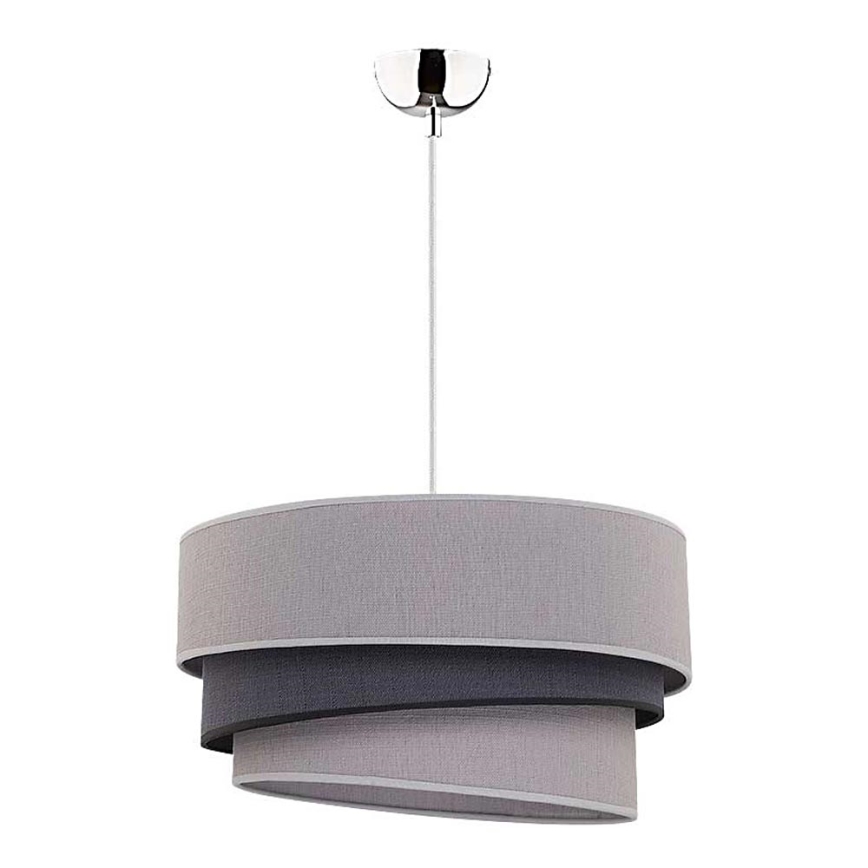 Duolla - Pendel TRIO 1xE27/40W/230V diameter 45 cm grå/sort