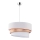 Duolla - Pendel TRIO 1xE27/40W/230V diameter 45 cm guldfarvet/hvid