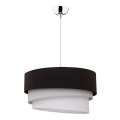 Duolla - Pendel TRIO 1xE27/40W/230V diameter 45 cm sort/grå/hvid