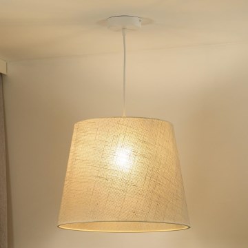Duolla - Pendel YUTE 1xE27/15W/230V diameter 38 cm grå
