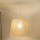 Duolla - Pendel YUTE 1xE27/15W/230V diameter 38 cm grå