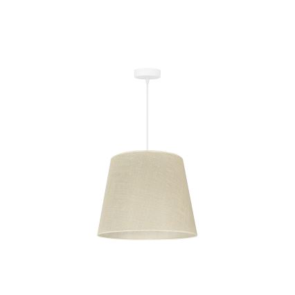 Duolla - Pendel YUTE 1xE27/15W/230V diameter 38 cm grå