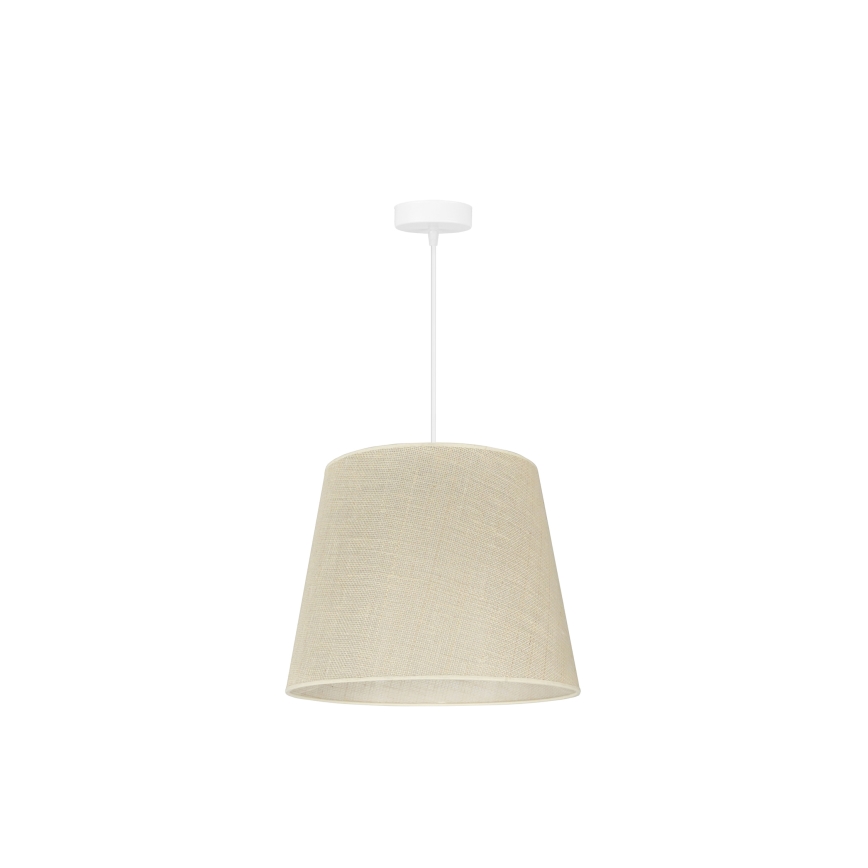 Duolla - Pendel YUTE 1xE27/15W/230V diameter 38 cm grå